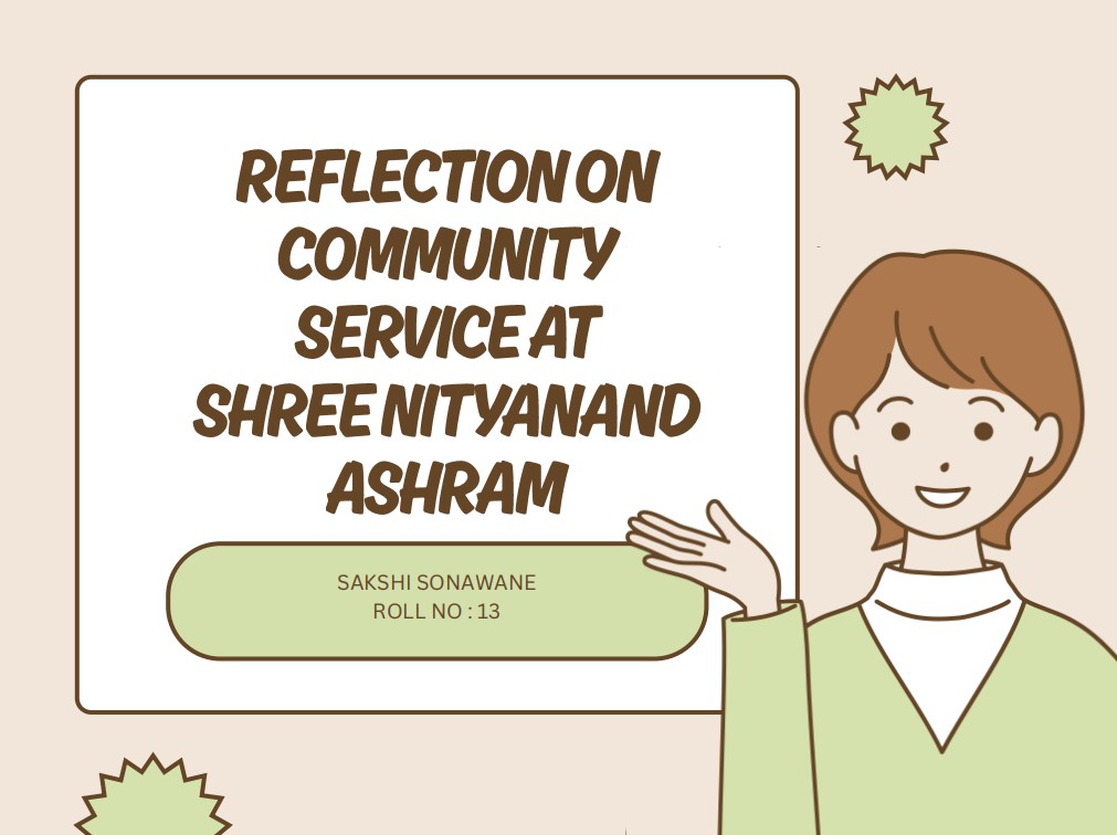 Community Service at Shree Nityanand Ashram